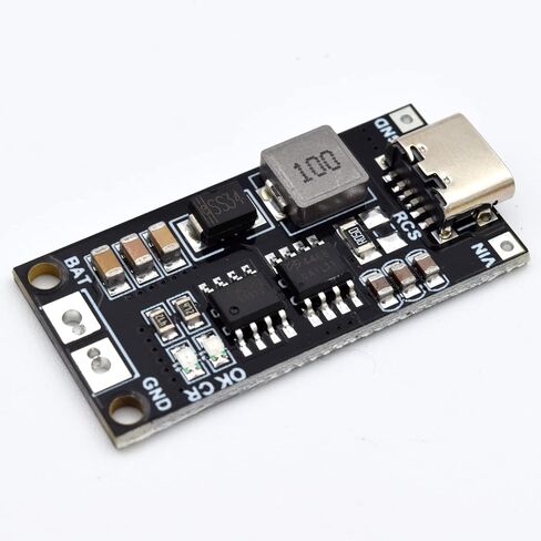 Adeept Type-C USB-C 2S 2A 18650 21700 3.7V Lithium Battery Charge Module Charging Board Step-Up Boost Li-Po Polymer USB C to 8.4V - 2PCS in Saudi Arabia