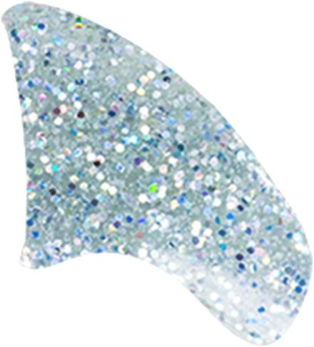 Purrdy Paws 6 Month Supply Soft Nail Caps for Cats Silver Holographic Glitter Large - Extra Adhesives in Saudi Arabia