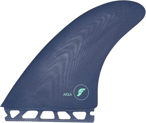 Futures Akila Fiberglass Fin One Size Dark Purple/Mint in Kuwait