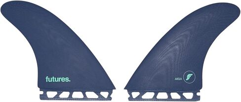 Futures Akila Fiberglass Fin One Size Dark Purple/Mint in Kuwait
