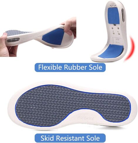 أحذية MEJORMEN النسائية ذات العرض الممتد لمرضى السكري، صنادل قابلة للتنفس للاستخدام الداخلي/الخارجي، شباشب إغلاق قابلة للتعديل لكبار السن والأقدام المتورمة in Kuwait