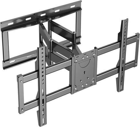 Full Motion Wall Mount for 37"-85" TVs, Swivel and Tilt Bracket with Swivel Articulating Dual Arms, Max VESA 600x400mm, 135 lbs, 16" Wood Studs in Kuwait