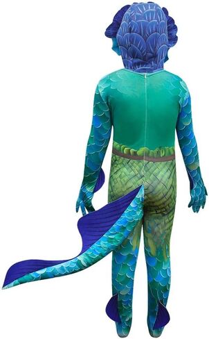 زي ليتو آنجلز البحر الوحشي للهالوين للأطفال الأولاد ملابس الحفلات الفاخرة مع قناع الرأس، بذلة/مجموعة ملابس in Kuwait