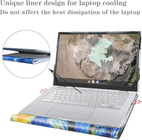 Alapmk Protective Case for 14" ASUS Chromebook C425/Chromebook Flip C433TA & Lenovo Yoga Slim 7 14IIL05/Ideapad Slim 7 14IIL05 & Dell Latitude 7410 7420/Latitude 7410 7420 2-in-1 Laptop,Love Tree in Saudi Arabia