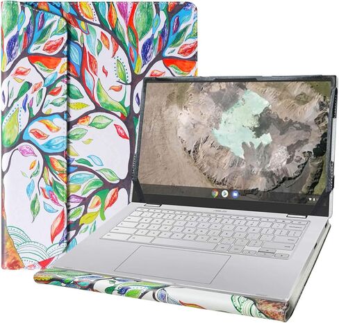 Alapmk Protective Case for 14" ASUS Chromebook C425/Chromebook Flip C433TA & Lenovo Yoga Slim 7 14IIL05/Ideapad Slim 7 14IIL05 & Dell Latitude 7410 7420/Latitude 7410 7420 2-in-1 Laptop,Love Tree in Saudi Arabia