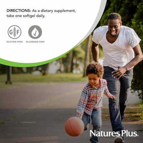 NaturesPlus Vitamin D3 ( Cholecalciferol ) - 5000 iu , 60 Softgels - Bone Health , Heart Health & Immune System Support Supplement , Bioavailable Active Form - Gluten-Free - 60 Servings in Saudi Arabia