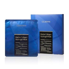 CELDERMA Marine Collagen Hydrogel Mask [3pcs] Anti-aging, Nourishing, Intensive-hydration
