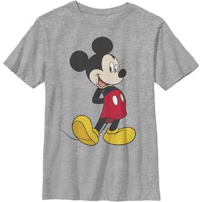 Disney Characters Traditional Mickey Boy's Heather Crew Tee