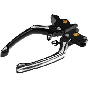 Brake Levers Motorcycle Clutch Lever Set Fit for Harley Touring Road King Electra Glide Street Glide 2014-2016 Black