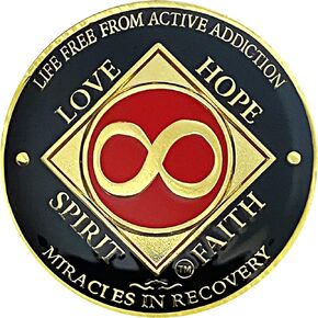 NA Infinity Medallion, Narcotics Anonymous Recovery Coin