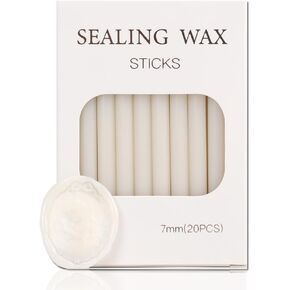 Translucence Sealing Wax Sticks STAMPMASTER 20pcs Wax Seal Stick Wax Gun Sealing Wax Sticks for Wedding Invitations Letter Envelope Cards Crafts Christmas Package Decoration in Kuwait