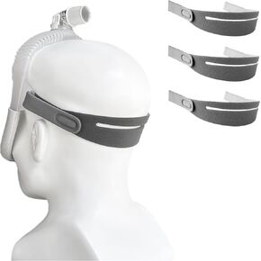 3 Packs Headgear Compatibility with Airfit N30i and P30i Closed Edges Replacement Headgear Strap for N30i/P30i CPAP Nasal Mask Replace Part(Without Mask Frame)