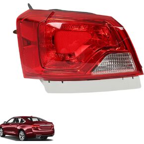 Tail Light Rear Light Assembly Outer Driver Side Clear Lens Replacement for 2014 2015 2016 2017 2018 2019 2020 Impala GM2804116 84527172