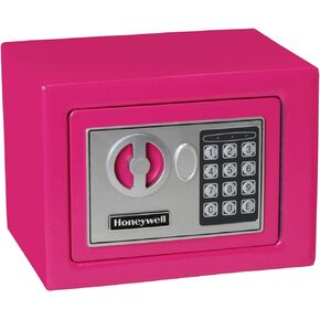 Honeywell Safes & Door Locks - Bolt Down Small Safe Box with Digital Lock for Home - Steel Security Electronic Lock Box - Cabinet & Door Design Safe with 2 Keys - 0.17-Cubic Feet - Black - 5005