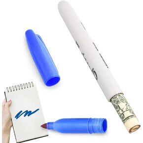 Fake Decoy Marker Pen Diversion Safe - Pen for Valuables to Hide Money - Black Large UPGRADED