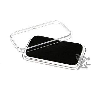 OnFireGuy Air-Tite Black Wafer Capsule Holders for 1oz or Smaller Gold Bars, 5 Pack
