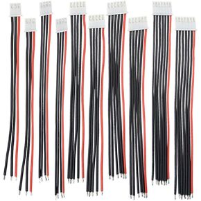 10pcs 5.9inch JST-XH Connector Plug 2S-6S 2S 3S 4S 5S 6S Lipo Balance Charger Silicone Wire Balance Lead Extension Cable for RC Battery (2pcs Each)