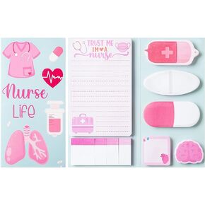 Fall Give Thanks Sticky Notes Set, 550 Sheets Thanksgiving Self-Stick Notes Autumn Turkey Pumpkin Fox Owl Cute Woodland Animal Memo Pads Small Gift for Students School Office Supplies