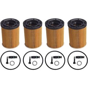 26320-3N000 Oil Filters with O-rings and Drain Plug Gaskets Compatible with Genesis G80 GV80 3.5L 2021-2023, GV70 3.5L 2022-2023, Kia Carnival 3.5L 2022-2023, Kia Carnival 3.5L 2022