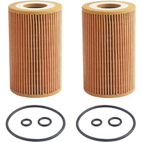 Oil Filter Compatible with 2012-2014 VW Passat 2.0L L4 Diesel TDi Engine Replaces# HU7008Z (2Pcs)