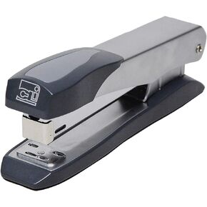 Charles Leonard Executive Metal Stapler, Rotates to Open, Uses Standard Size Staples, Full Strip, Gray (82410)