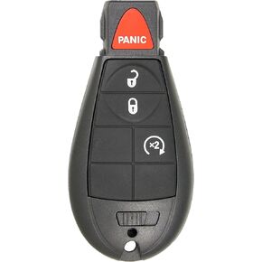 Replacement Keyless Remote Fob Key Shell Case Replacement Fit for 2013-2018 Ram Truck 1500 2500 3500 GQ4-53T 56046955