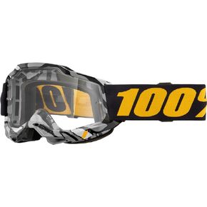 100% Accuri 2 Goggles Ambush/Clear Lens, One Size