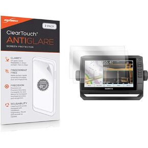BoxWave Screen Protector Compatible With Garmin echoMAP UHD 93sv - ClearTouch Anti-Glare (2-Pack), Anti-Fingerprint Matte Film Skin for Garmin echoMAP UHD 93sv
