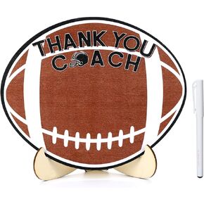 Tenceur Thank You Coach Gift Basketball Football Coach Signature Frame with Holder and Signing Pen Personalized Team Player Gift for Women Men Coach Birthday Retirement Party Christmas Gift(Baseball)