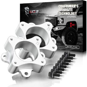 MZS 3" Leveling Kit Front Lift Strut Spacers Compatible with 2007-2021 Tundra (Not For TRD Pro) | 2008-2022 Sequoia 2WD 4WD