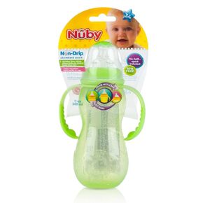 Nuby Non-Drip 3-Stage Nurser - Bottle to Sippy Cup - 11 Oz - 3+ Months