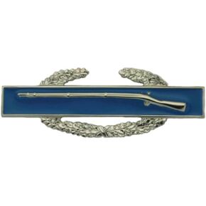 Army Combat Infantry Badge Auto Emblem - 4" x 1 1/4"