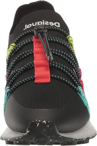 Desigual Women's 4 Woman Knit Sneakers Low Shoes_Jogger_Sock Etnic 2000 Black in Saudi Arabia