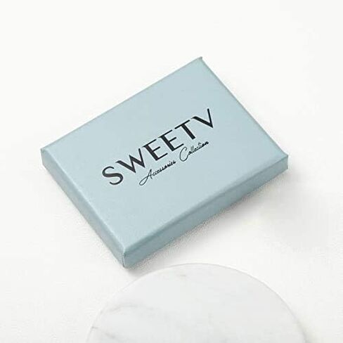 SWEETV Teardrop Wedding Bridal Earrings and Bracelets Set for Brides, Bridal Wedding Jewelry Set for Women in Kuwait