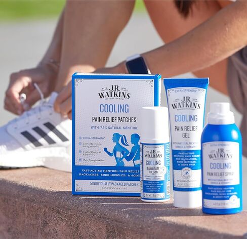 جي آر واتكينز بخاخ تخفيف الآلام المنعش، تركيبة المنثول ذات القوة الإضافية لتخفيف آلام العضلات، 4 أونصة in Kuwait