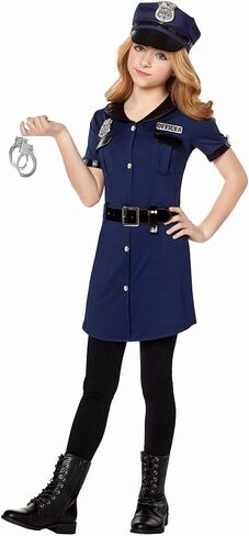 Spirit Halloween Kids Officer Cutie Costume | Kids Police Officer Dress Costume | Kids Occupation Costumes in Saudi Arabia
