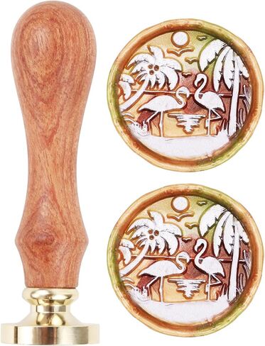 Wax Seal Stamp, LONBEIIFY Butterfly Wreath Wax Stamp, Vintage 25mm Removable Brass Stamp Head with Wood Handle, Great for Wedding Invitations, Envelopes Wine Packages, Gift Wrapping (Butterfly) in Saudi Arabia