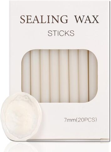 Translucence Sealing Wax Sticks STAMPMASTER 20pcs Wax Seal Stick Wax Gun Sealing Wax Sticks for Wedding Invitations Letter Envelope Cards Crafts Christmas Package Decoration in Kuwait