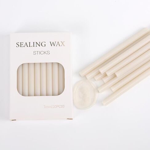 Translucence Sealing Wax Sticks STAMPMASTER 20pcs Wax Seal Stick Wax Gun Sealing Wax Sticks for Wedding Invitations Letter Envelope Cards Crafts Christmas Package Decoration in Kuwait