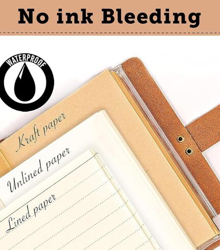 Leather Writing Journal Notebook For Men & Women - Leather Notepad, Pocket Notebook ‎5.3" x 4", 180 Pages - Sketchbook for traveling with Pen Holder, Card Holder, Handmade Refillable Travel Diary in Saudi Arabia