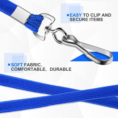 30 Pack Colorful Lanyards with ID Card Holders Color Lanyards with Vertical Waterproof ID Badge Holder for Office, School, Travel (Assorted 10 Colors) in Saudi Arabia