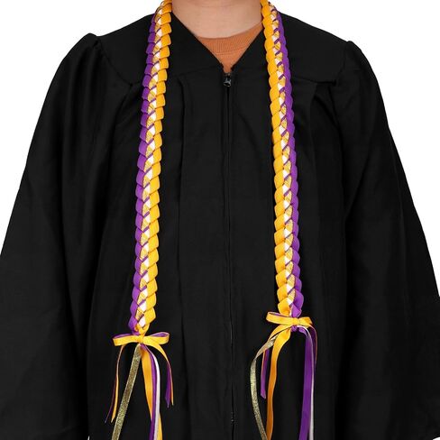 Graduation Ribbon Lei necklace Class of 2024 Graduation gift Braided necklace for men and women party accessories in Saudi Arabia