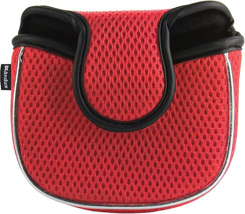 Andux Mesh Mallet Putter Cover Golf Putter Head Covers Gray, Square MT/TG14 in Kuwait