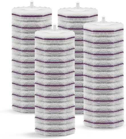 Disposable Toilet Brush with 60 Refills, Toilet Bowl Brush and Holder, Toilet Scrubber-1 Long Handle Wand, 1 Storage Caddy and 60 Toilet Scrubber Refills, Bathroom Cleaning Supplies. in Saudi Arabia