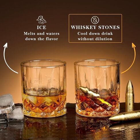 Oaksea Birthday Gifts for Dad Men from Daughter Son Wife, Whiskey Stones Set Gift for Dad Grandpa Who Wants Nothing, Cool Stuff Gadgets Man Cave Retirement Bourbon Presents in Saudi Arabia
