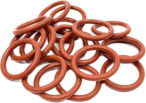30 PCS O-Rings Silicone Round Seal Grommets 12mm OD 9mm ID 1.5mm Width O Rings Washer Sealing Ring Gasket Red in Saudi Arabia