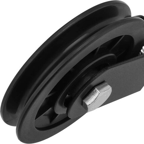 4 قطع عجلة بكرة الصالة الرياضية، عجلة سحب بكرة الكابل، عجلة بكرة للتمرين تدور 360 درجة مع خطاف زنبركي، عجلة بكرة اللياقة البدنية لمعدات الصالة الرياضية in Kuwait