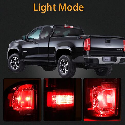 مجموعة مصابيح الذيل متوافقة مع مصابيح الفرامل الخلفية لسيارة Chevy Colorado 2015-2022، مصابيح الفرامل الخلفية البديلة والحزام متضمن من نوع الهالوجين جانب الركاب الأيمن in Kuwait