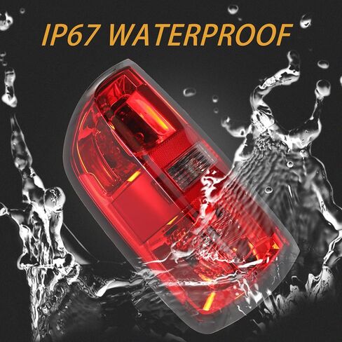 مجموعة مصابيح الذيل متوافقة مع مصابيح الفرامل الخلفية لسيارة Chevy Colorado 2015-2022، مصابيح الفرامل الخلفية البديلة والحزام متضمن من نوع الهالوجين جانب الركاب الأيمن in Kuwait