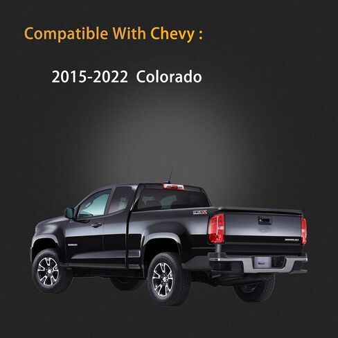 مجموعة مصابيح الذيل متوافقة مع مصابيح الفرامل الخلفية لسيارة Chevy Colorado 2015-2022، مصابيح الفرامل الخلفية البديلة والحزام متضمن من نوع الهالوجين جانب الركاب الأيمن in Kuwait